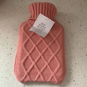 NWT / Blush Peony Hot Water Bottle Cozy